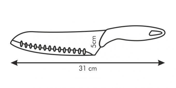 TESCOMA Japonský nôž PRESTO SANTOKU 20 cm