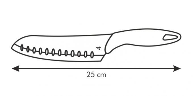 Japonský nôž PRESTO SANTOKU 15 cm