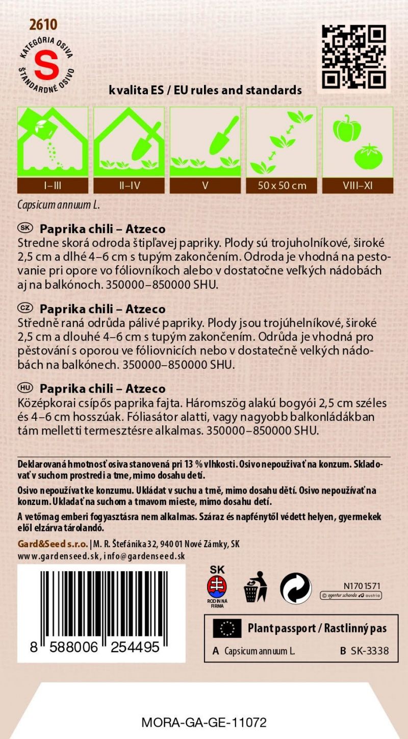Kinekus Paprika chilli ATZECO