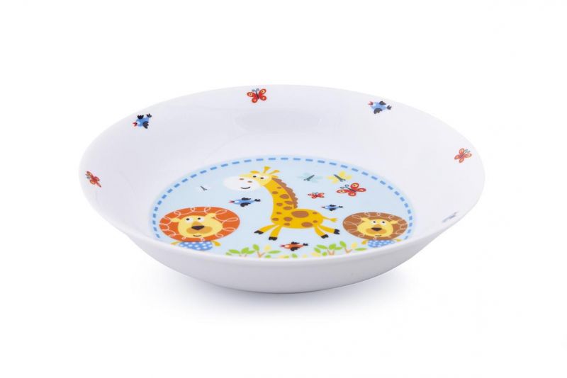 Tanier detský porcelánový 3-dielna sada SAFARI
