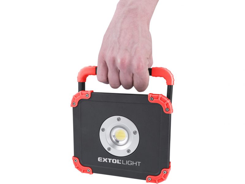 EXTOL LIGHT Svietidlo akumulátorové LED, 20W COB LED, 3,7V/6,6Ah Li-ion foto8