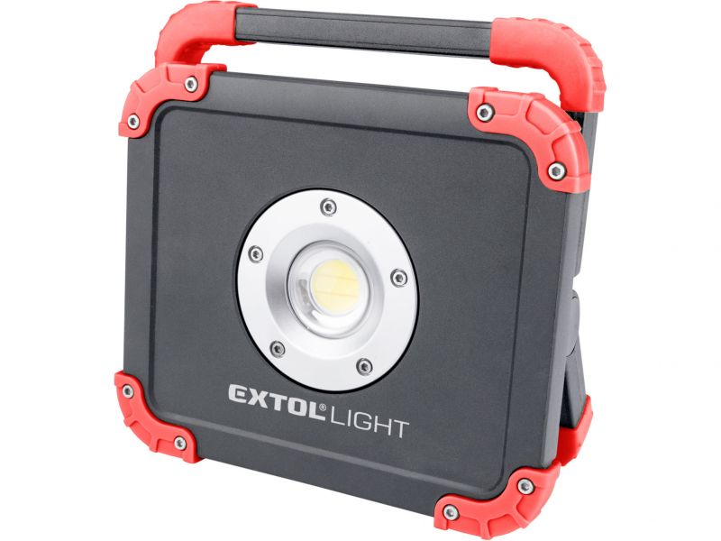 EXTOL LIGHT Svietidlo akumulátorové LED, 20W COB LED, 3,7V/6,6Ah Li-ion foto2