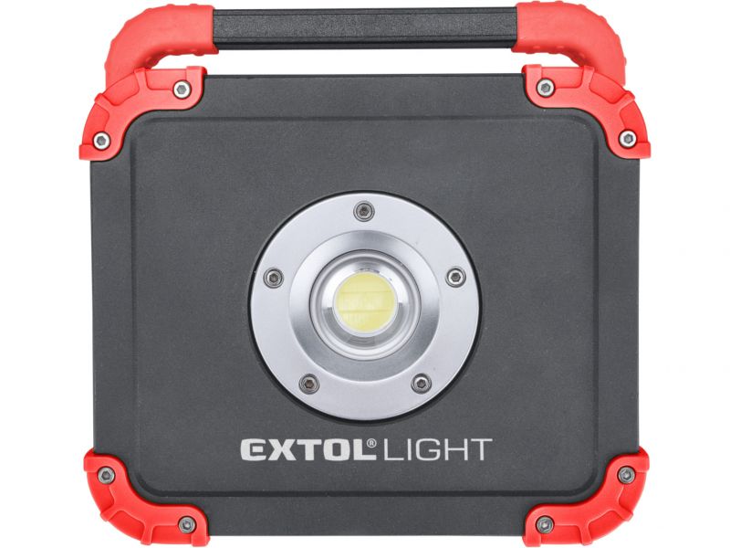 EXTOL LIGHT Svietidlo akumulátorové LED, 20W COB LED, 3,7V/6,6Ah Li-ion foto3