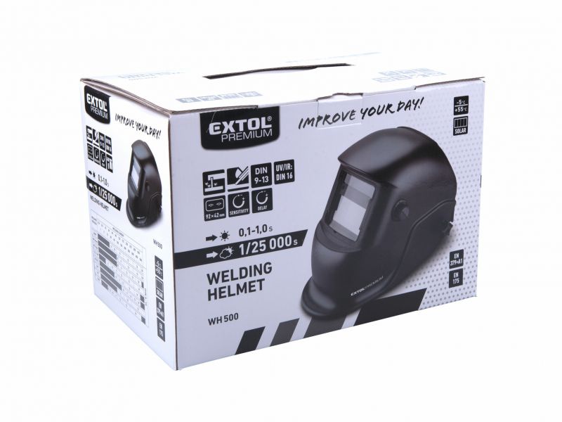 EXTOL PREMIUM Kukla zváracia samostmievacia WH500