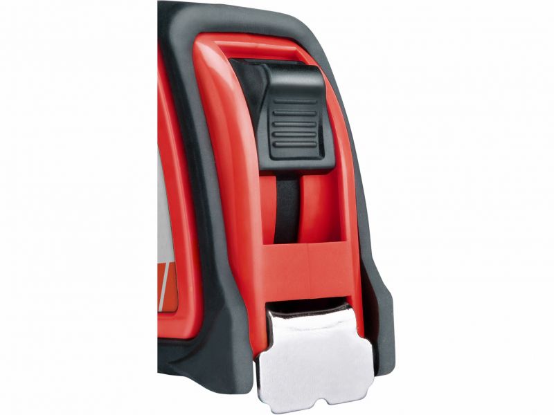 EXTOL PREMIUM Meter zvinovací, pogumovaný, 1x brzda, 10m, šírka pásu 25mm