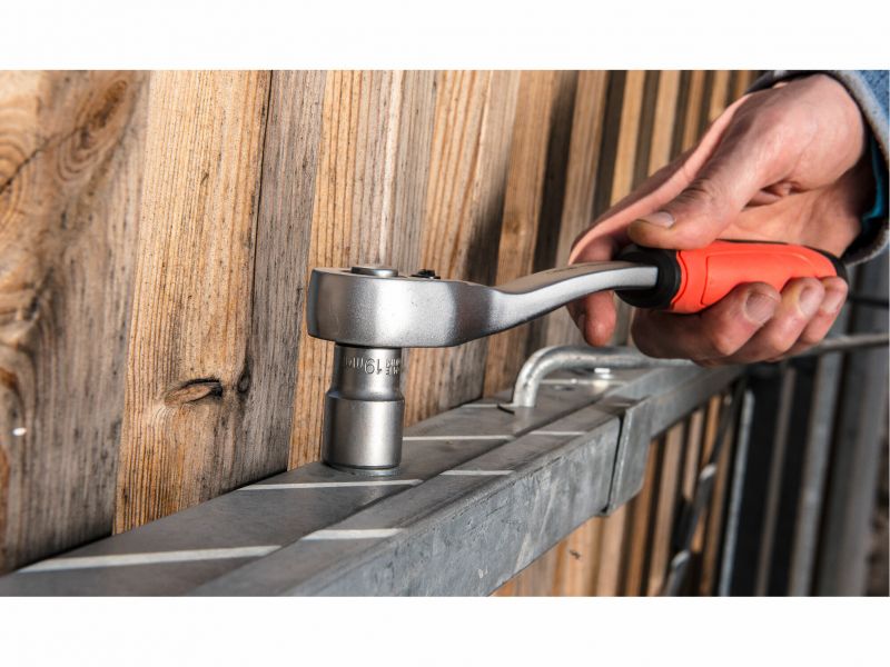 EXTOL PREMIUM Račňa 1/2" 45 zubová, Cr-V