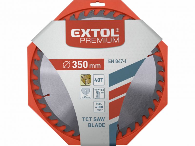 EXTOL PREMIUM Kotuc pilovy SK platky 350x2,5x30mm 40z.