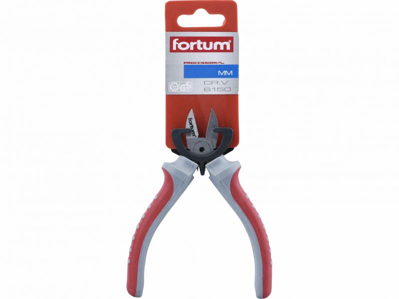 FORTUM Kliešte štikacie bočne 100mm zužene