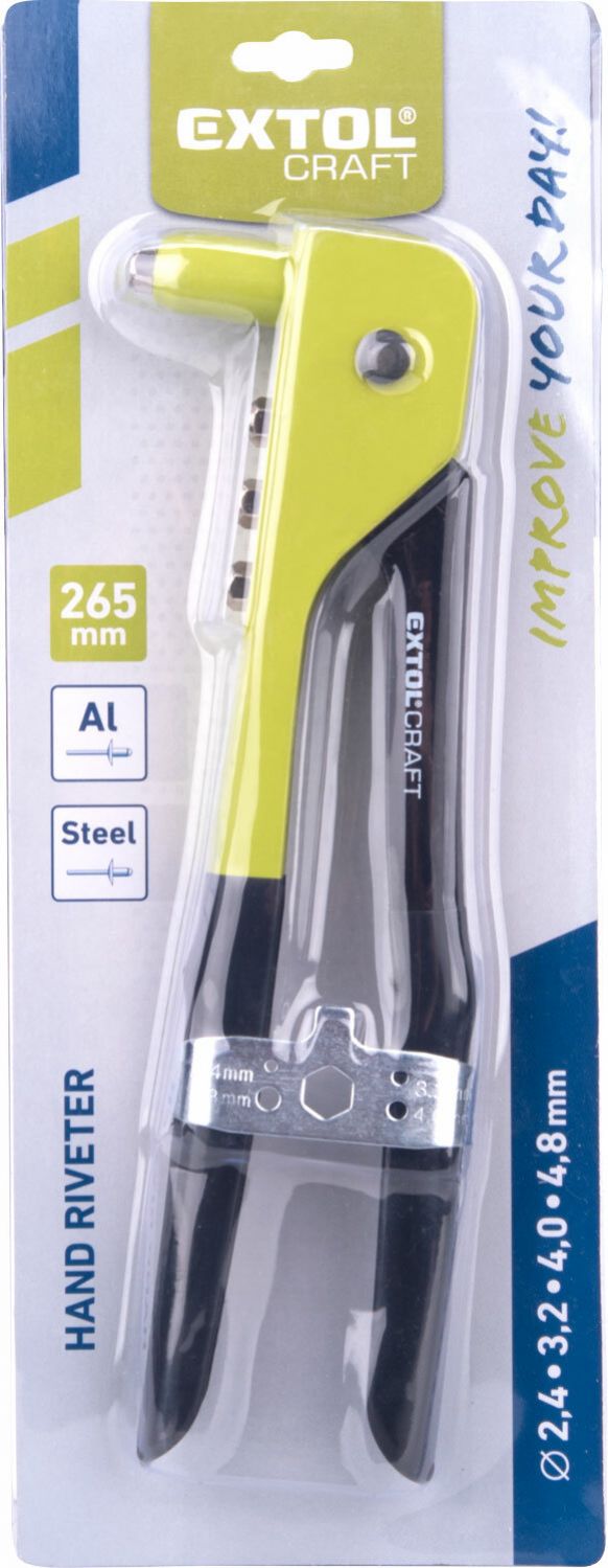 EXTOL CRAFT Kliešte nitovacie 255mm 2,4-4,8mm