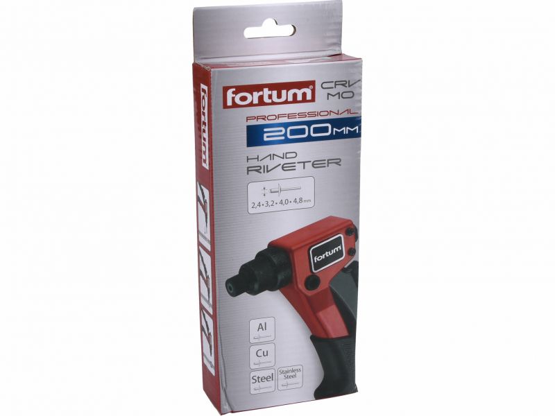 FORTUM Kliešte nitovacie 200mm