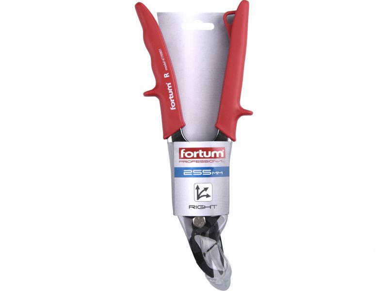 FORTUM Nožnice na plech  255mm pravé