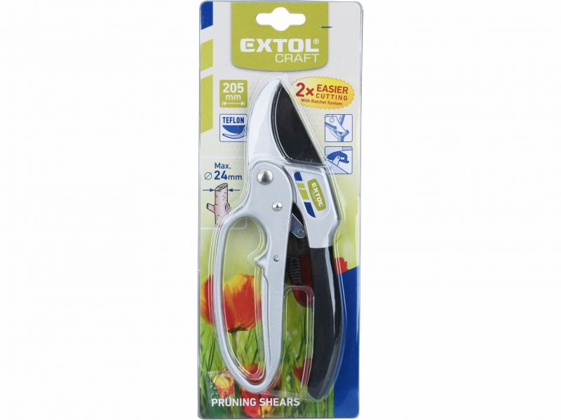 Nožnice záhradné kov. prevod .205mm PROFI