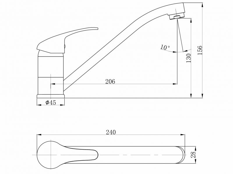 Kinekus Bateria drez.stoj.240mm 2 pr.had Balletto