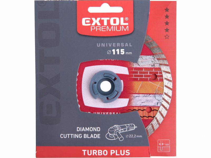 EXTOL PREMIUM Kotuc rezny diam.Turbo plus 115x22,2