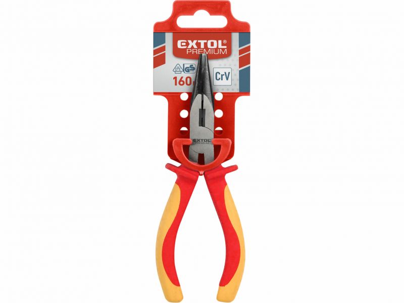 EXTOL PREMIUM Klieste pologul. priame 160mm VDE 1000V CrV