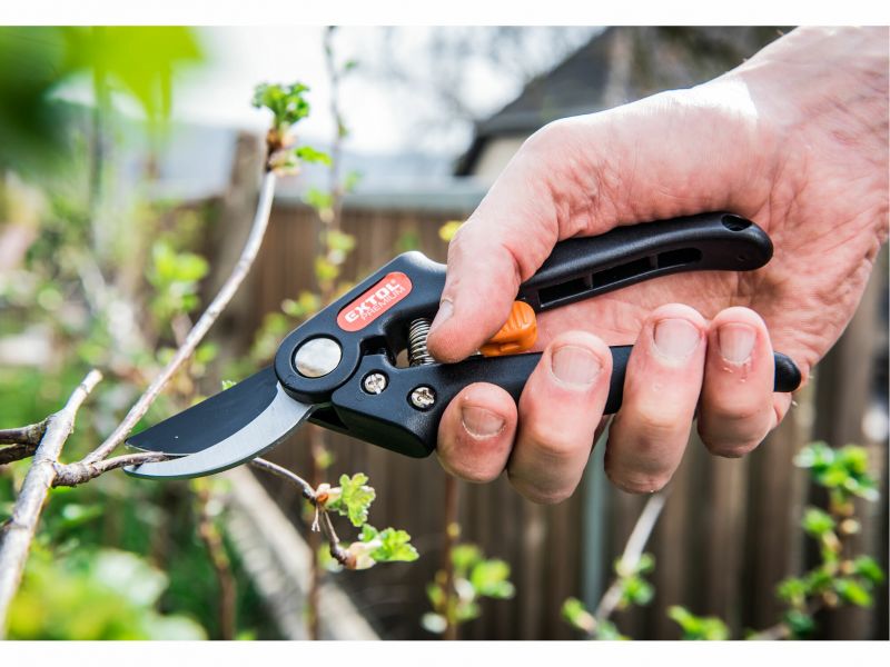 EXTOL PREMIUM Nožnice záhradne 190mm nylon.ruk.