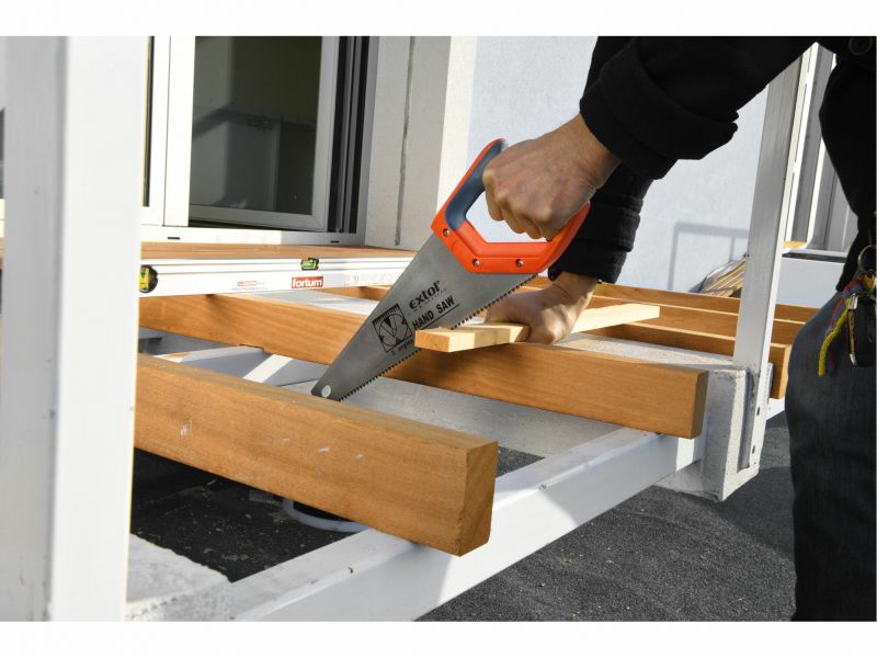 EXTOL PREMIUM Pílka ručná na drevo 350mm, 3-násobne brúsený zub, EXTOL PREMIUM