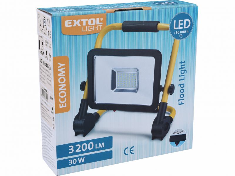 EXTOL LIGHT Svietidlo prac. 30W so stojanom, 42xLED, 3200lm