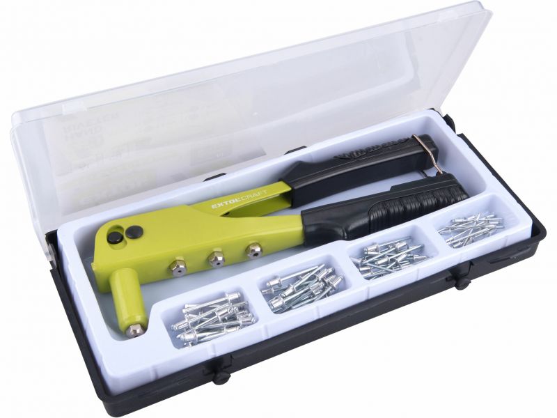 EXTOL CRAFT Kliešte nitovacie 255mm o2,4-4,8+nity EX
