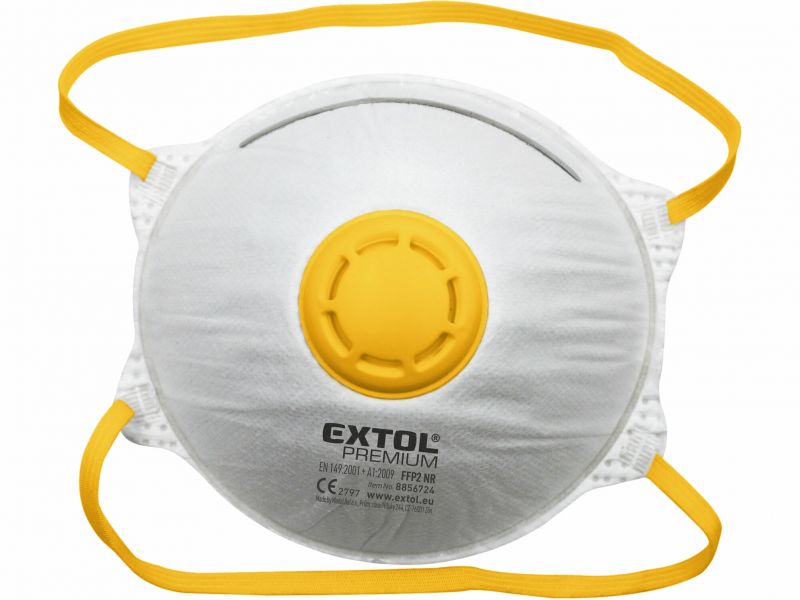 Respirátor tvarovaný s výdychovým ventilom 5ks