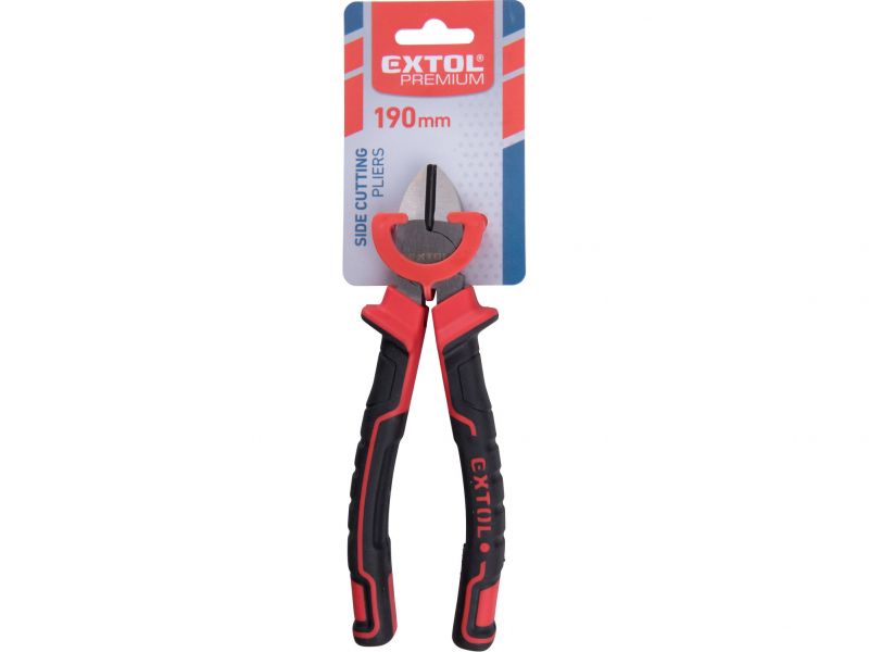 EXTOL PREMIUM Kliešte štikacie bočné, 190 mm