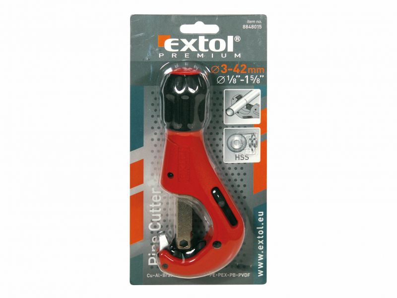 EXTOL PREMIUM Rezač rúrok 3-42mm s odhrotovačom