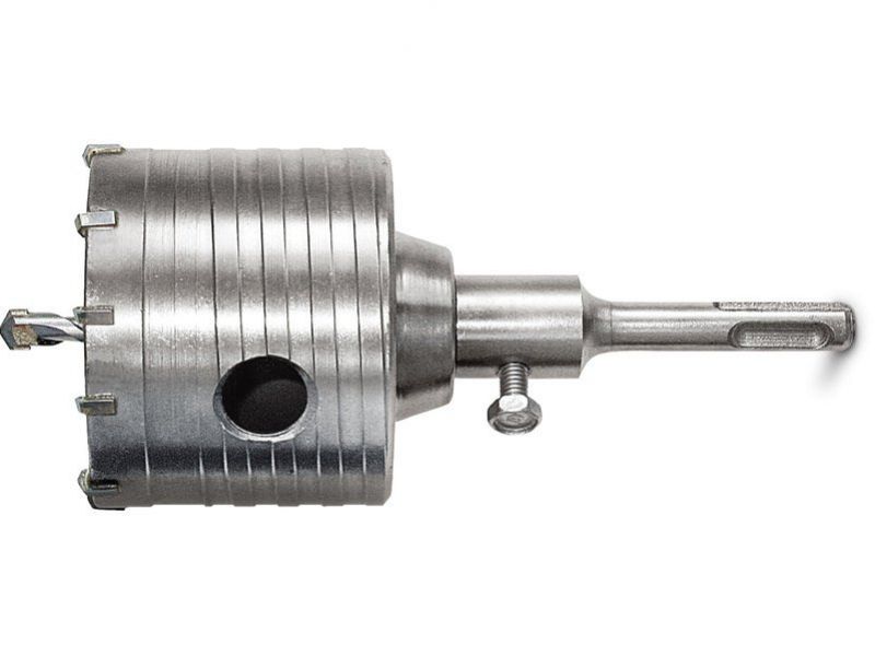 EXTOL PREMIUM Vrták korunkový 115mm, SDS-plus, hĺbka vrtu 50mm, M22, karbidové hroty