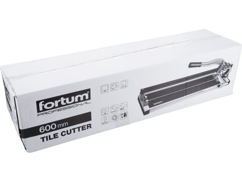 FORTUM Rezačka na dlažbu, 600mm, 6 priemyselných ložísk
