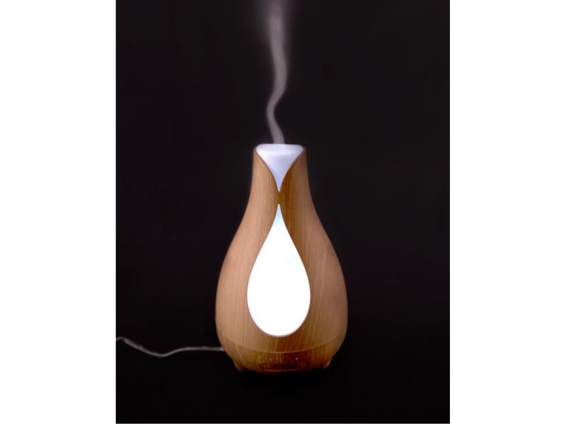 Kinekus Aróma difuzér TULIP, 12 W, 200 ml, 15(+-3)ml/h, LED multicolor