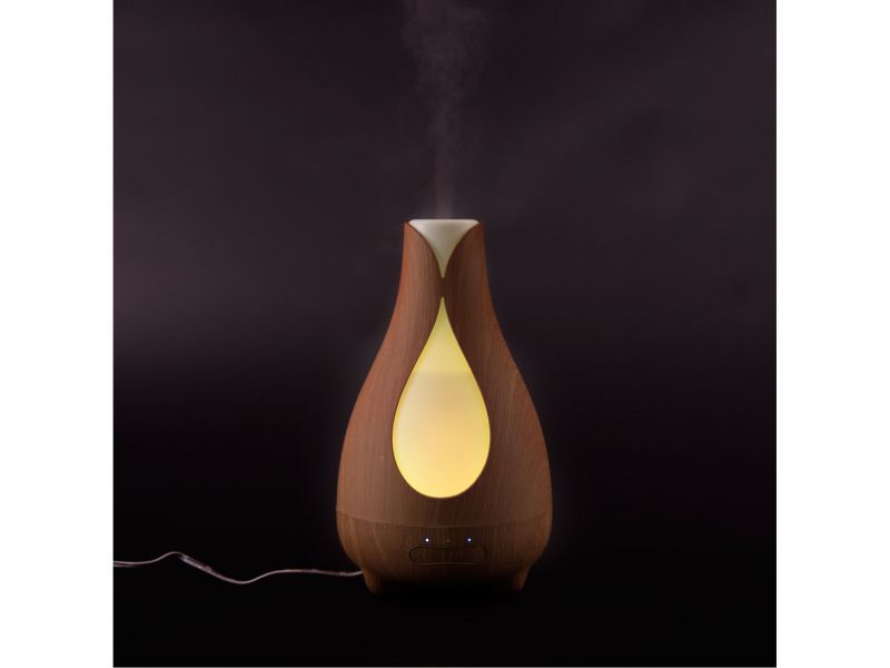 Kinekus Aróma difuzér TULIP, 12 W, 200 ml, 15(+-3)ml/h, LED multicolor