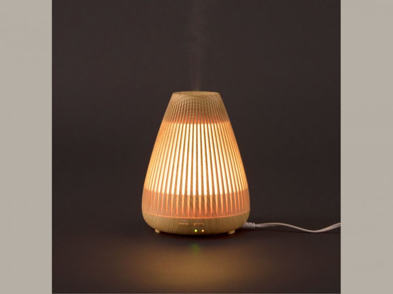 Kinekus Aróma difuzér BEAM, 9 W, 80 ml, 20(+-5)ml/h, LED žltá