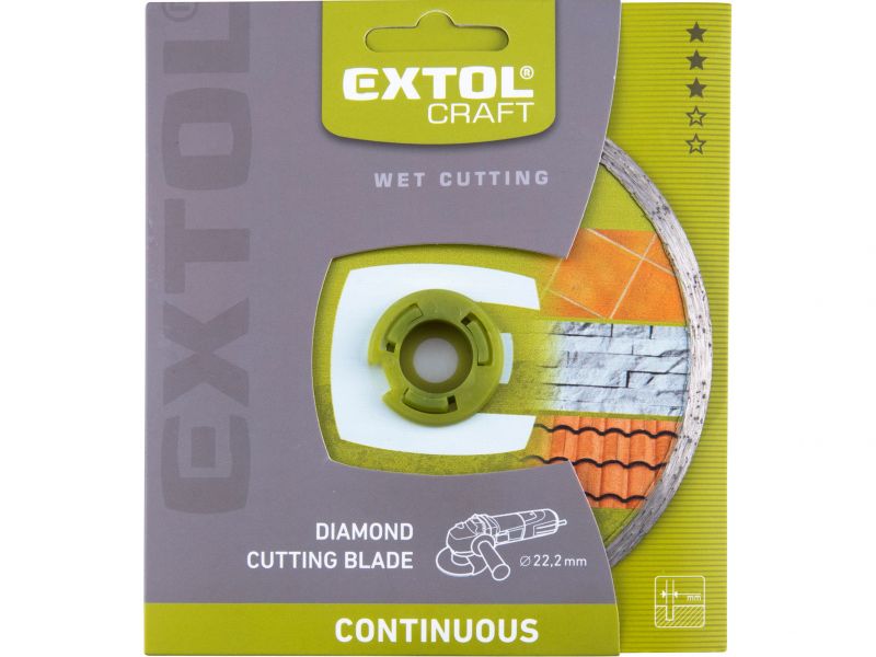 EXTOL CRAFT Kotúč rezný diamantový plný, 150mm