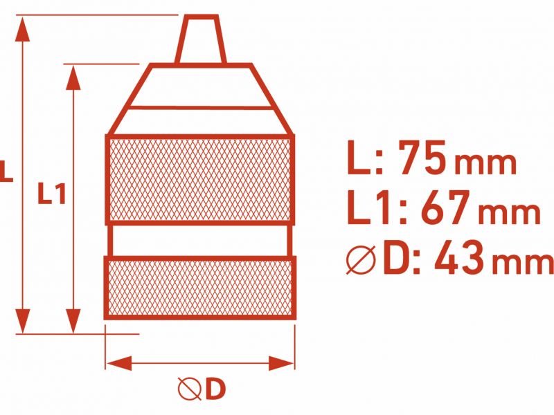 EXTOL PREMIUM Skľučovadlo rýchloupínacie ClickLock, 1.5-13mm, 1/2"-20UNF"
