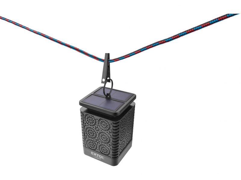 EXTOL Svetelná pochodeň solárna, efekt "plameň", 12xLED, 1,2V/0,6Ah NiMH, EXTOL LIGHT