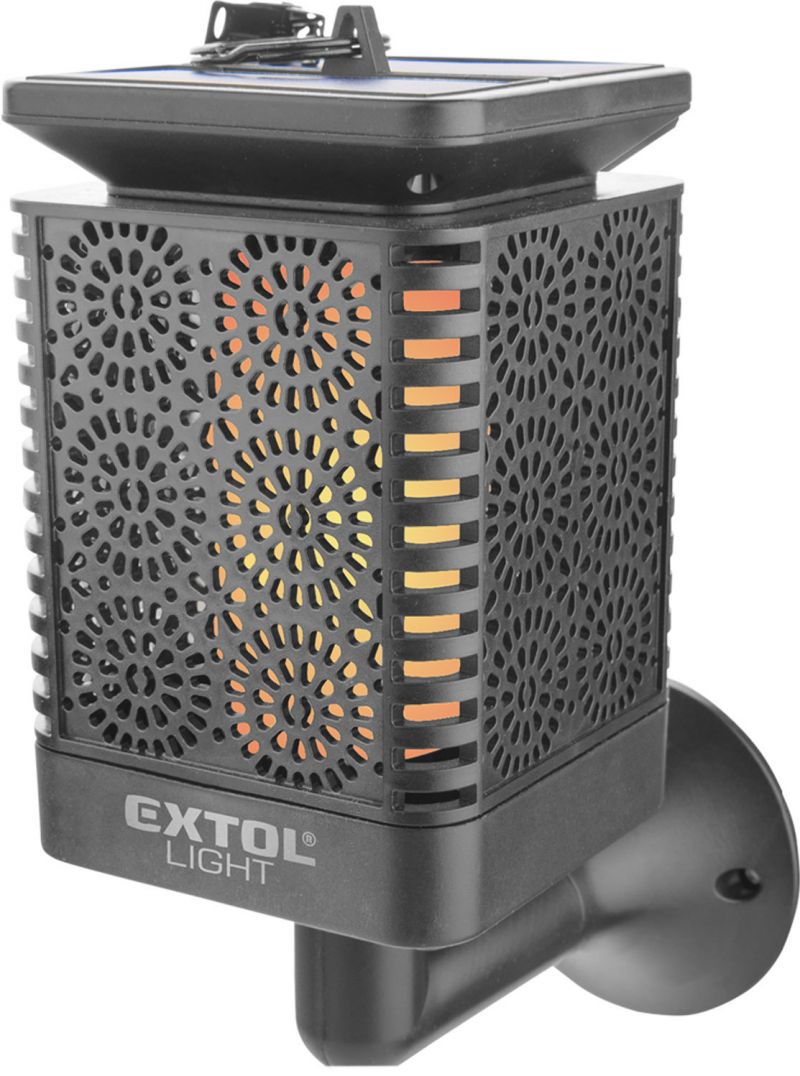 EXTOL Svetelná pochodeň solárna, efekt "plameň", 12xLED, 1,2V/0,6Ah NiMH, EXTOL LIGHT