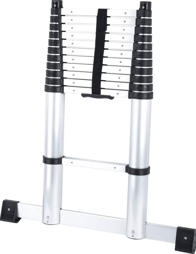 EXTOL PREMIUM Rebrík teleskopický hliníkový 3,2m, max. 150kg, 10 stupienkov