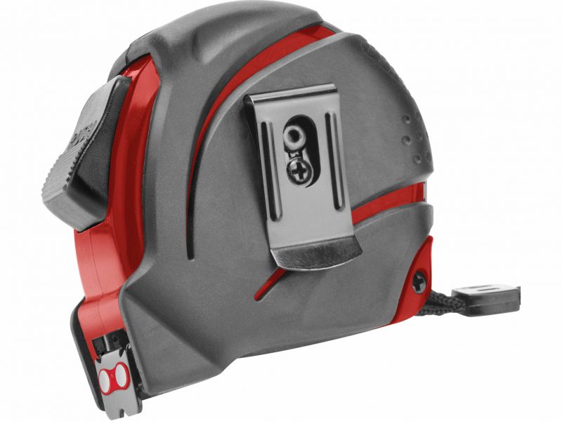 FORTUM Meter zvinovací 5mx19mm, pogumovaný s magnetom, autostop, nylónová ochrana