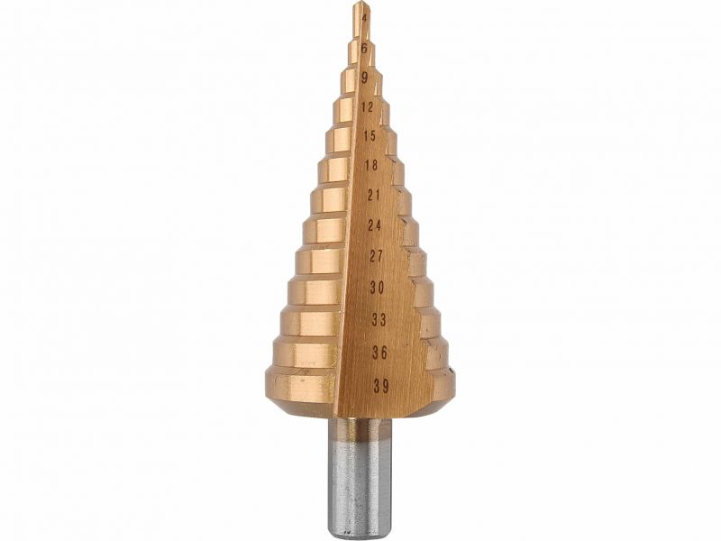 EXTOL CRAFT Vrták stupňovitý 4-39mm/3mm, 13 otvorov