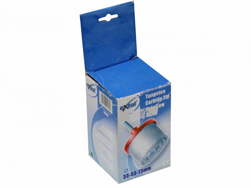 EXTOL PREMIUM Vrták korunkový wolfrámový, pr.33-53-73mm, hĺbka 60mm