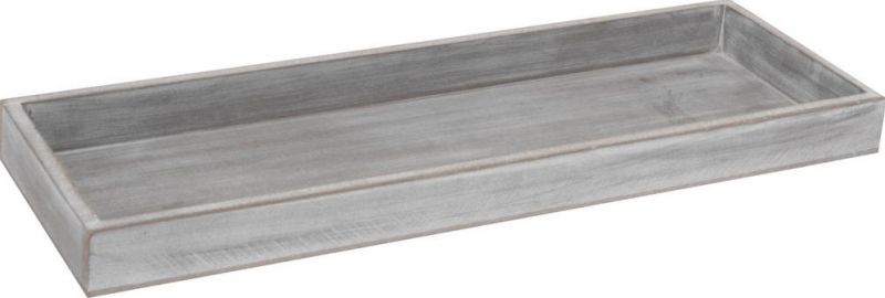 Svícen dřevo 140x400 mm tác světle hnědý