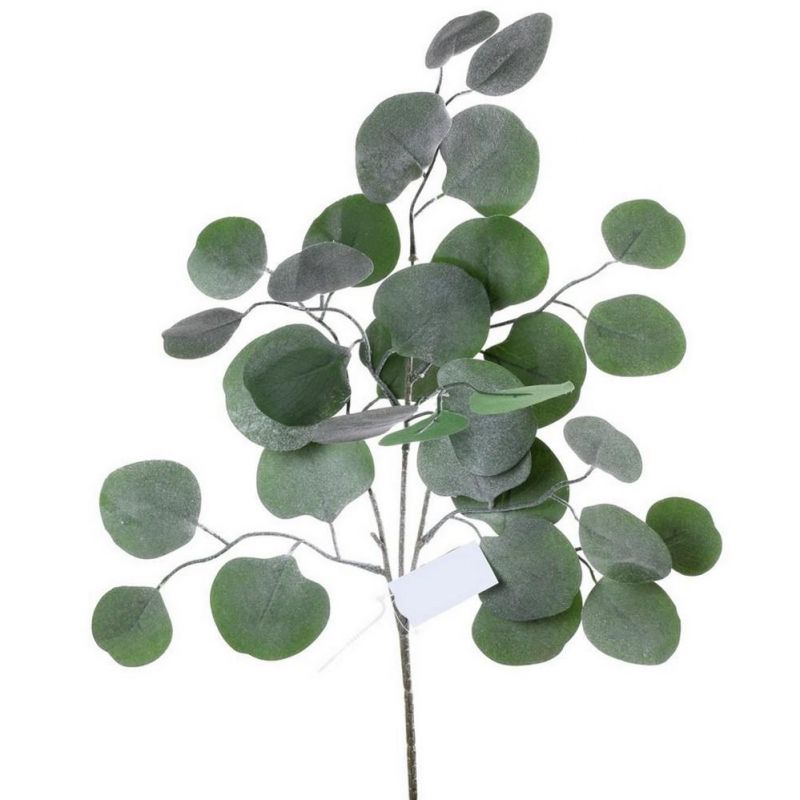 Kinekus Ozdoba zapichovacia konár eucalypt, zasnežená