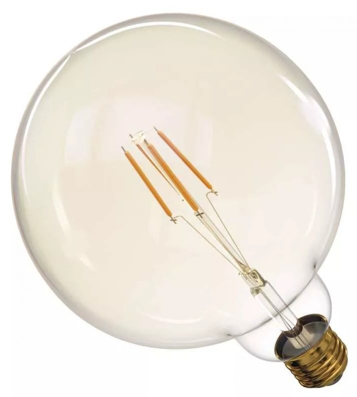 LED žiarovka Vintage, G125, 4W, E27 teplá biela+ foto4