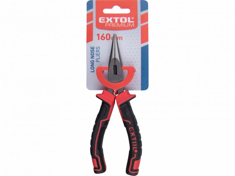 EXTOL PREMIUM Kliešte pologuľaté priame 160mm