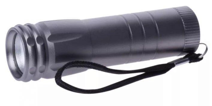 COB LED ručné kovové svietidlo 3W, P4705, 100 lm, 3× AAA foto2