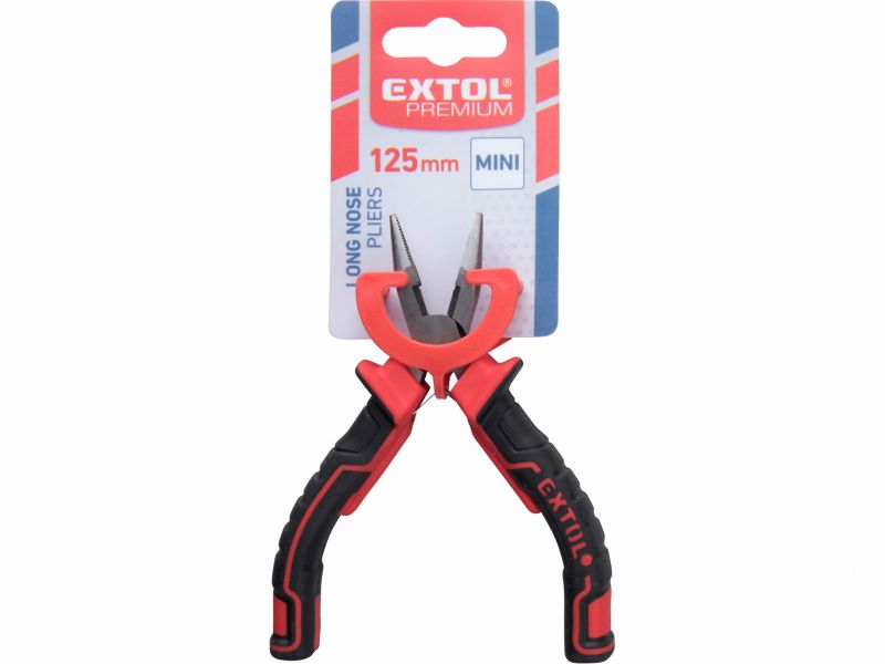 EXTOL PREMIUM Kliešte poľguľaté priame mini, 125mm