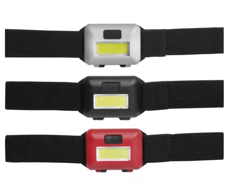 COB LED čelovka P3538, 110 lm, 3× AAA, mix farieb foto2