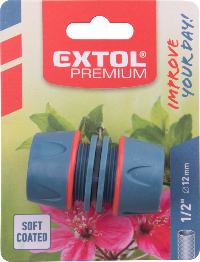 EXTOL PREMIUM Spojka hadic. 1/2" plast