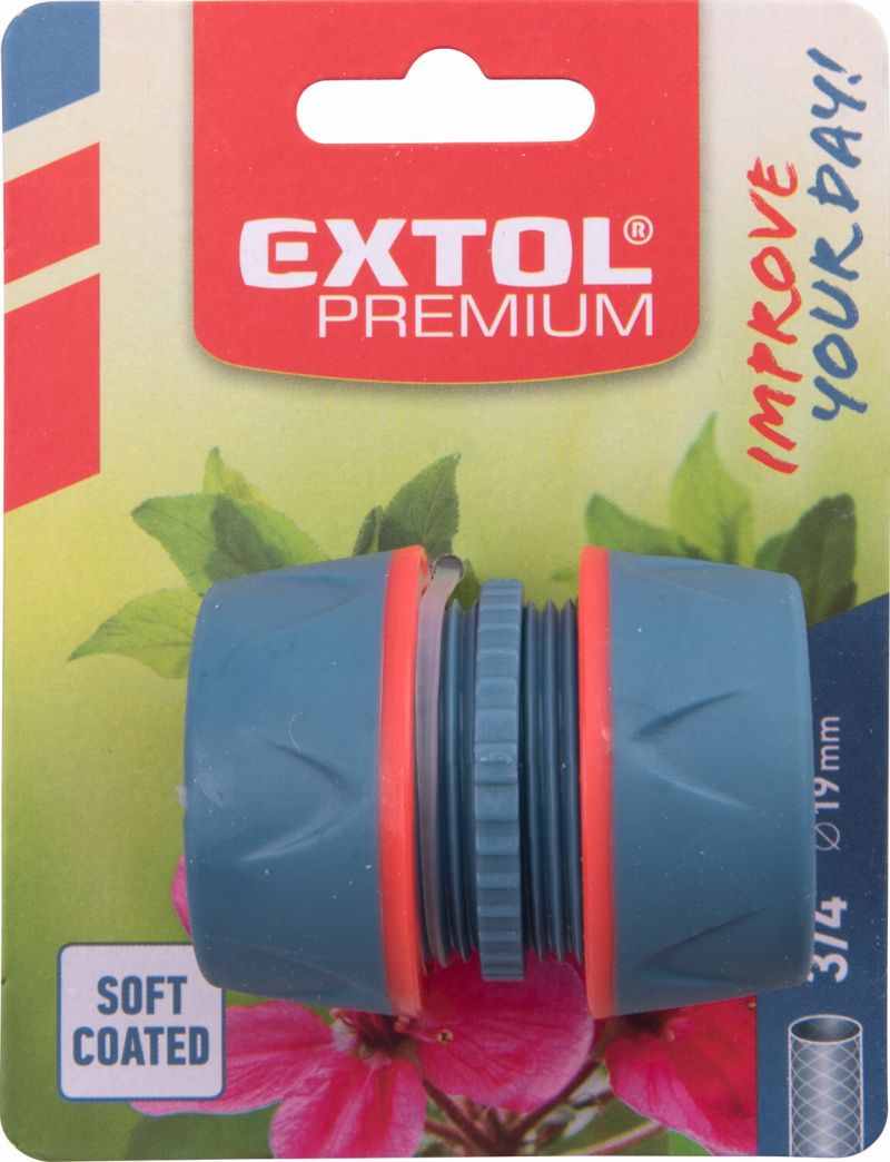 EXTOL PREMIUM Spojka hadic. 3/4" plast