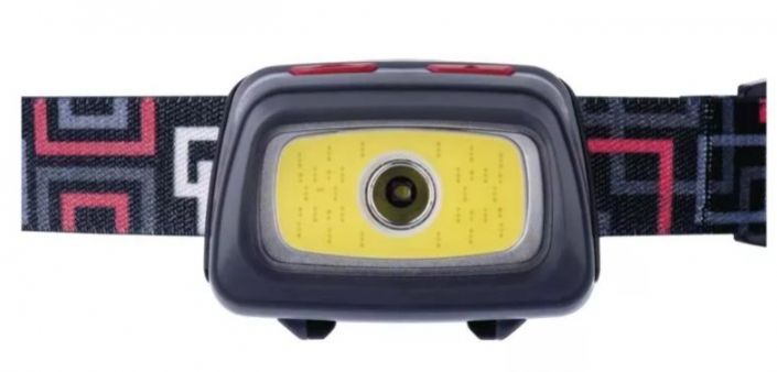 EMOS CREE LED + COB LED čelovka P3531, 330 lm, 65m, 3× AAA