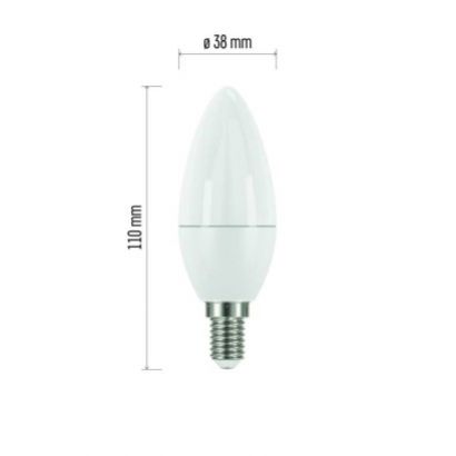 EMOS LED CLS CANDLE 8W E14 NW